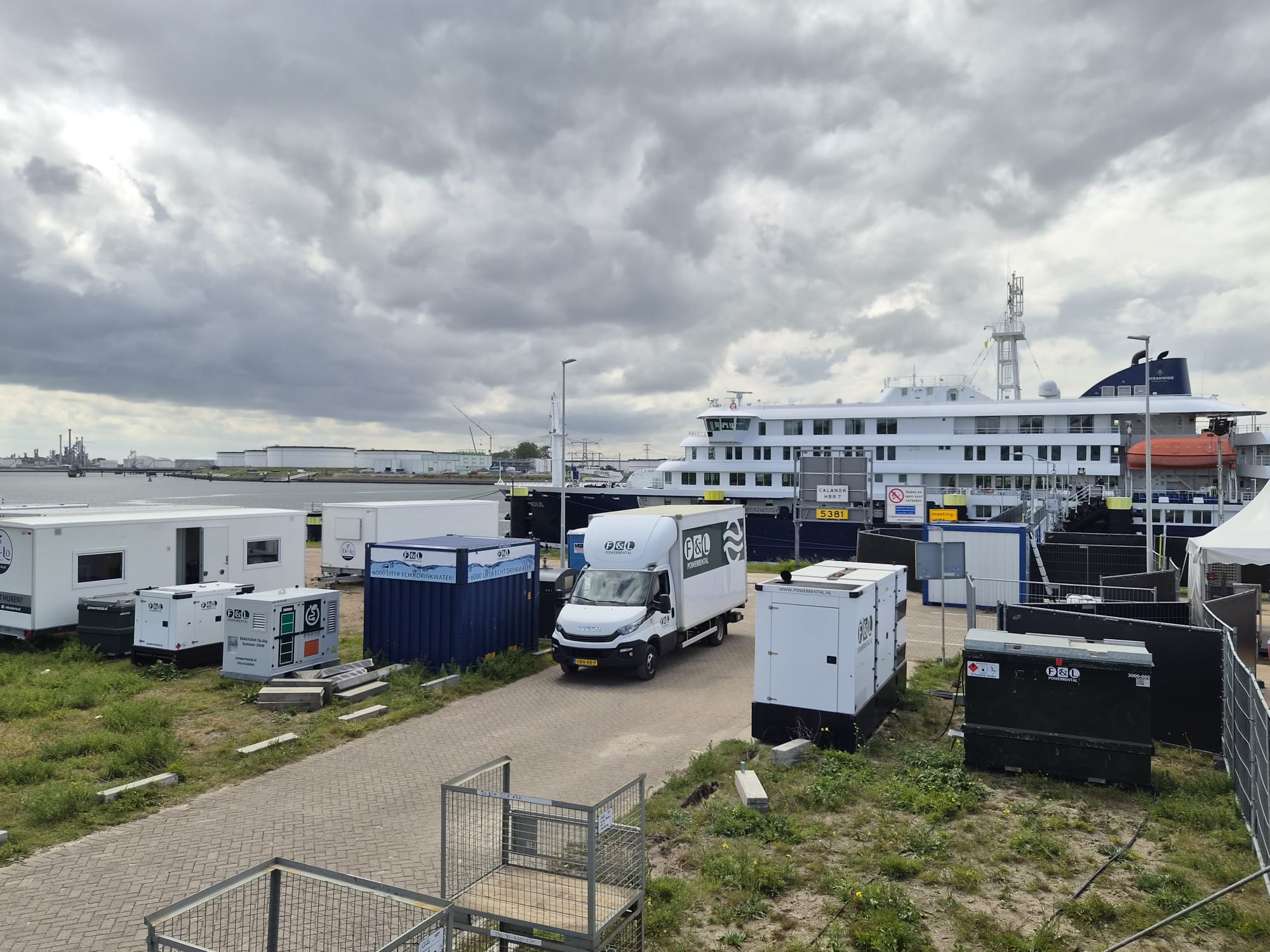 Quarantaineopvang MV Hondius – Rotterdam - F&L Powerrental 2